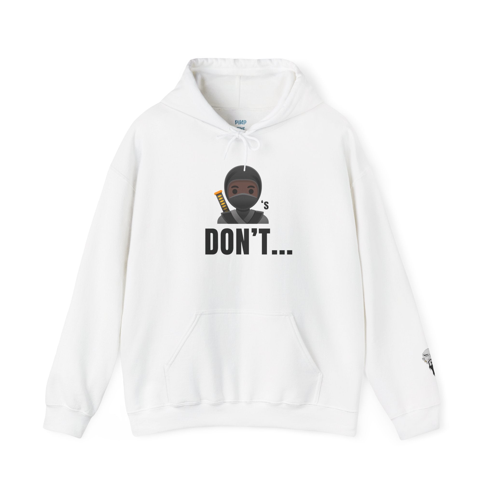 Don't... Ninja Graphic Hoodie — Funny Emoji Ninja Sweatshirt