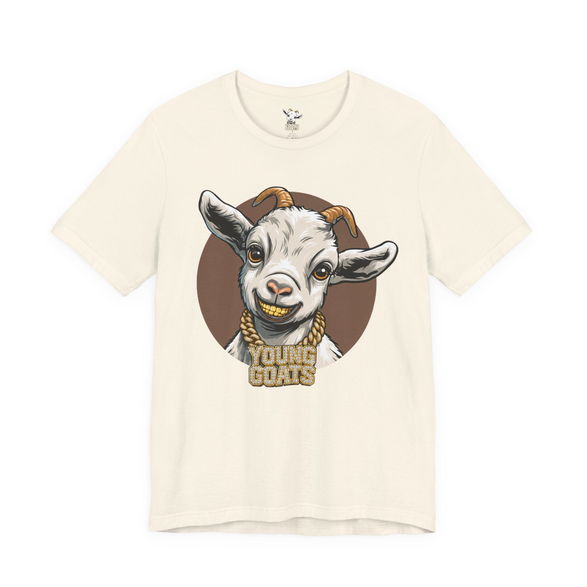 Young Goats Graphic Tee — Cute Goat Illustration T-Shirt