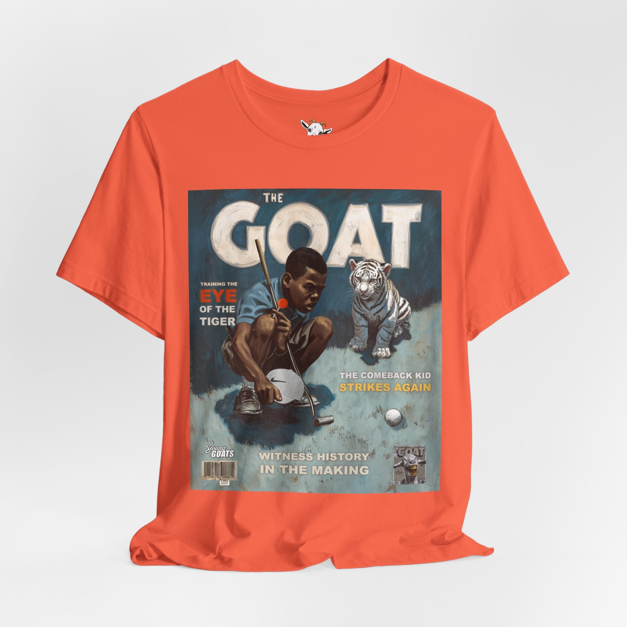 The GOAT Vintage Boxing Tee — "Eye of the Tiger" Retro Sports Graphic Shirt