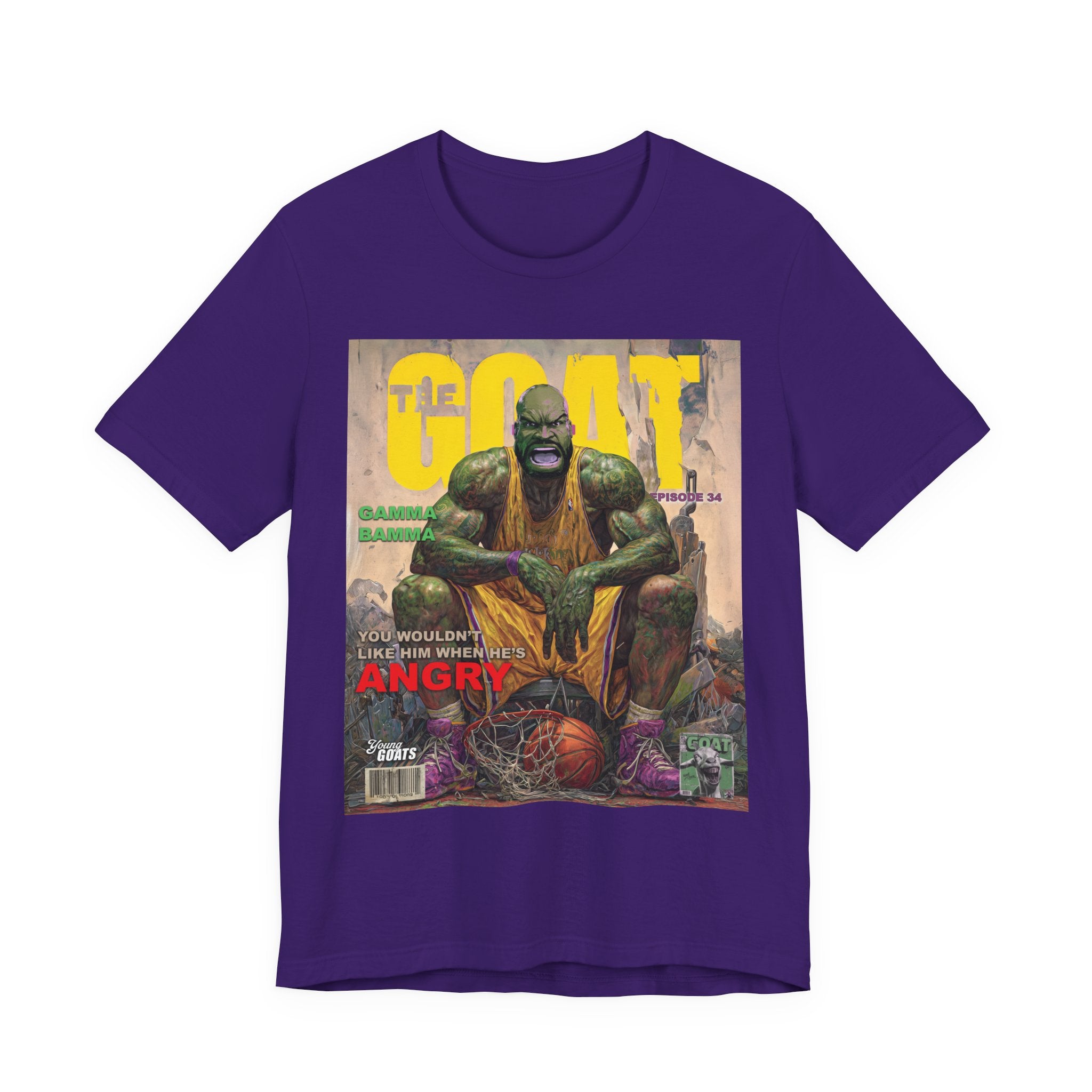 GOAT Comic Cover Tee — "You Wouldn't Like Me When I'm Angry" Graphic T-Shirt