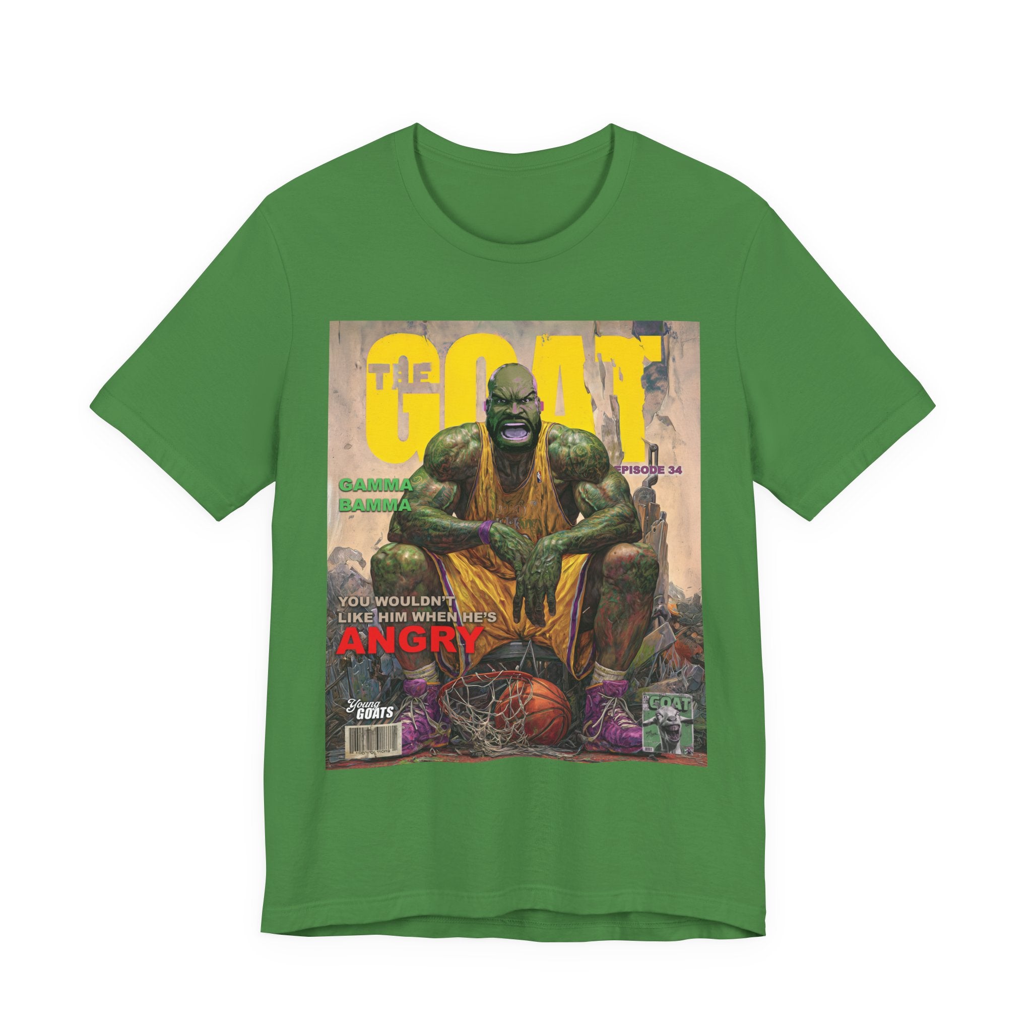 GOAT Comic Cover Tee — "You Wouldn't Like Me When I'm Angry" Graphic T-Shirt