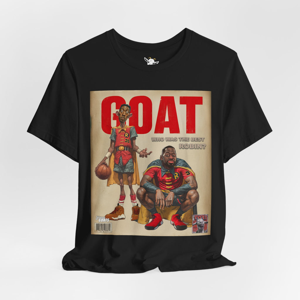 GOAT Basketball Magazine Tee — Retro Sports Comic Design