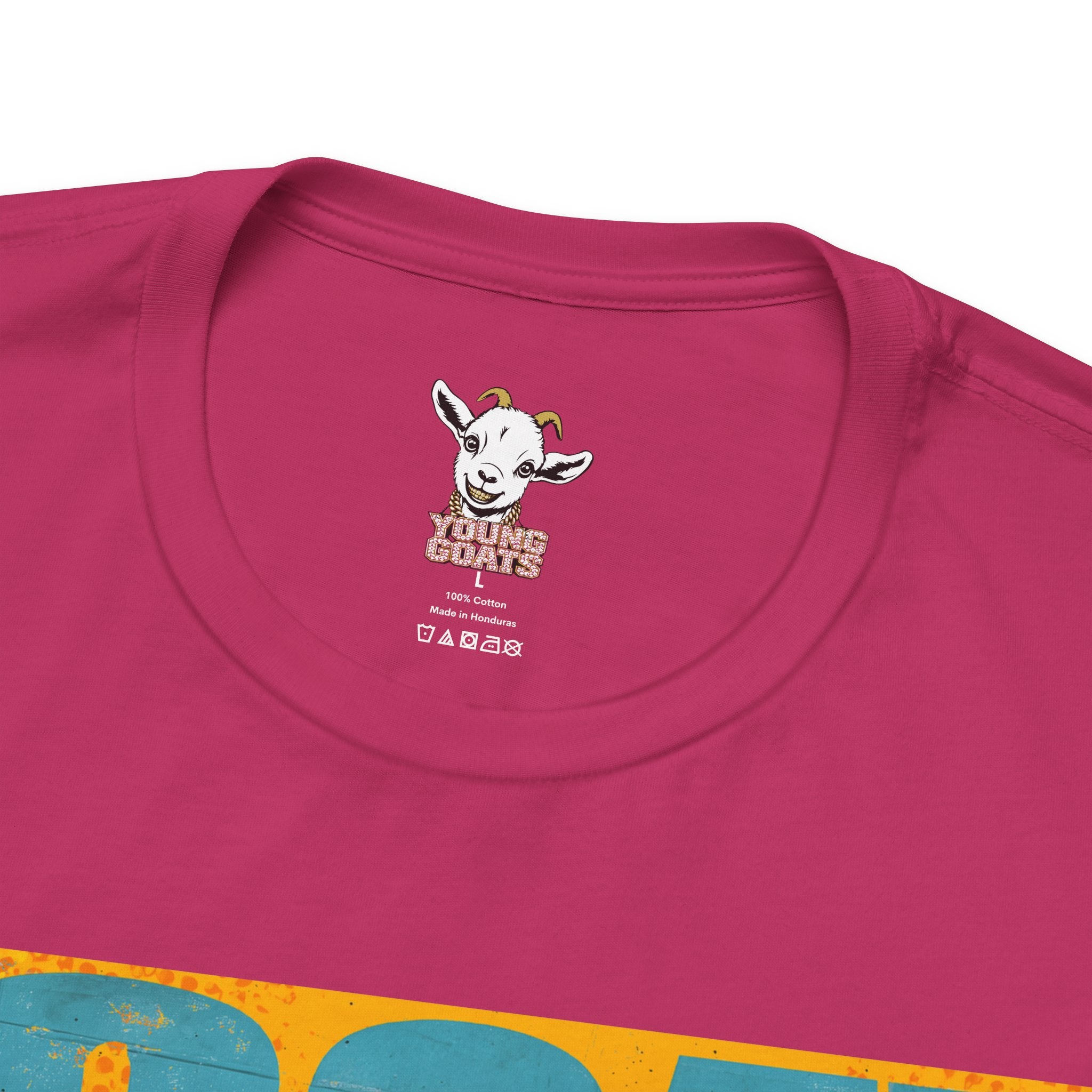 GOAT Debate Graphic Tee — Bold Sports Icon Magazine Cover Design