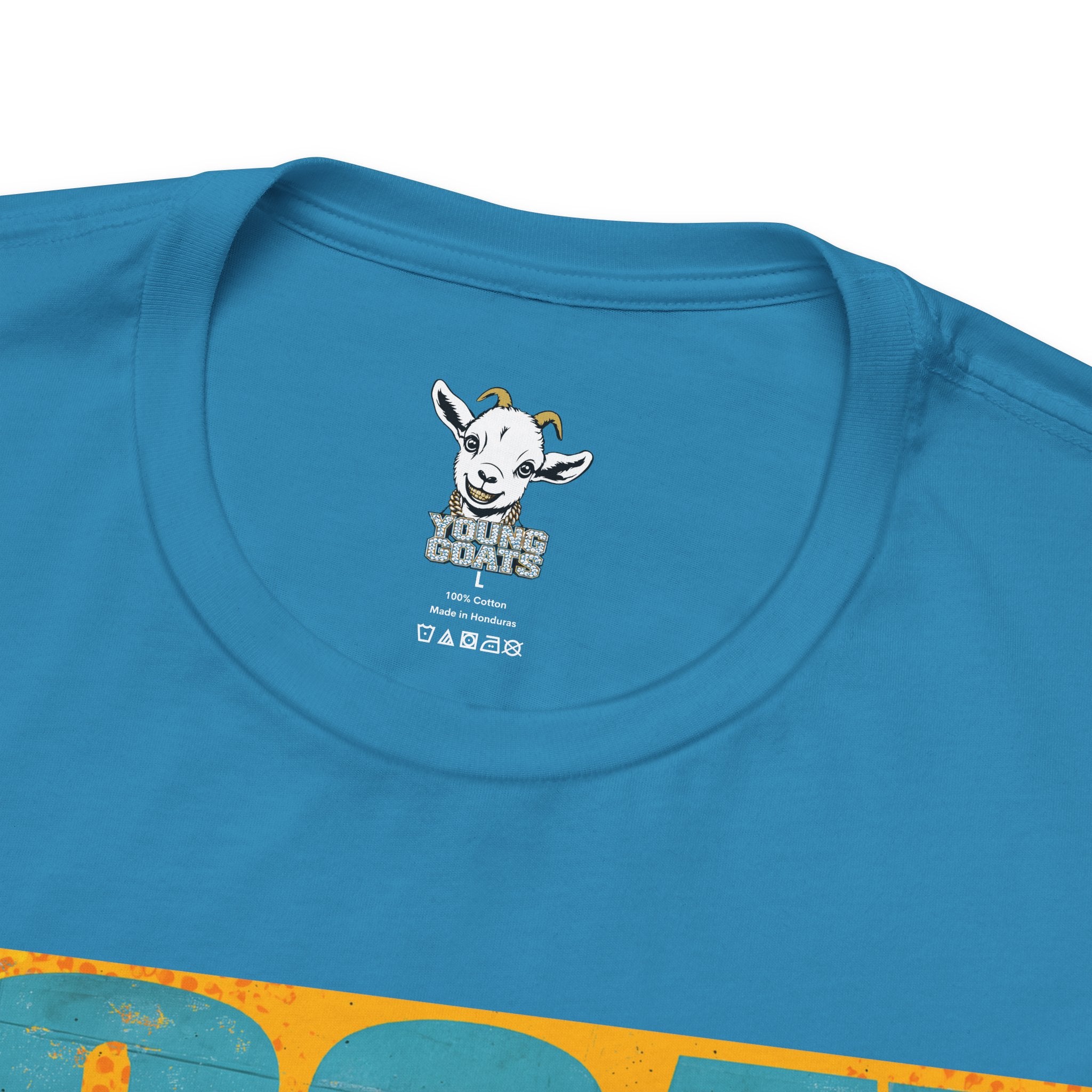 GOAT Debate Graphic Tee — Bold Sports Icon Magazine Cover Design