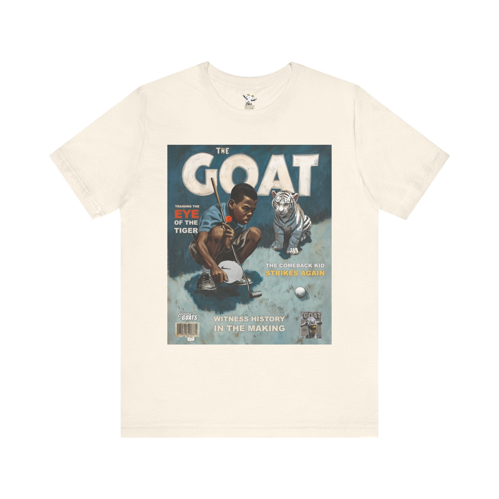 The GOAT Vintage Boxing Tee — "Eye of the Tiger" Retro Sports Graphic Shirt