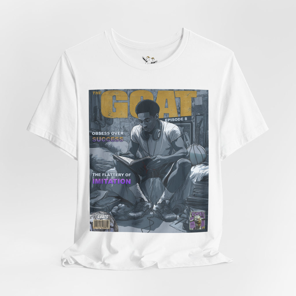 GOAT Magazine Graphic Tee — Vintage Hip-Hop Cover Design