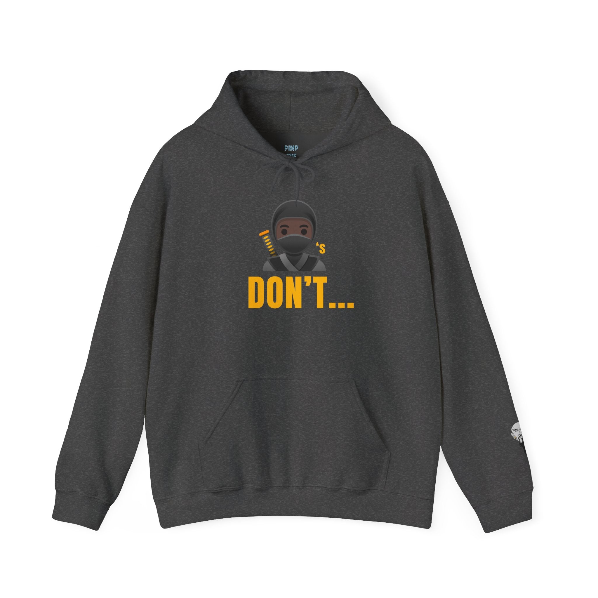 Don't... Ninja Graphic Hoodie — Funny Emoji Ninja Sweatshirt