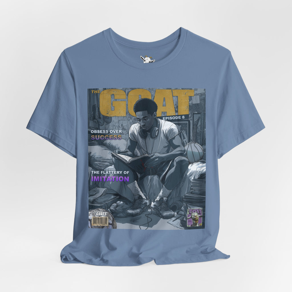 GOAT Magazine Graphic Tee — Vintage Hip-Hop Cover Design