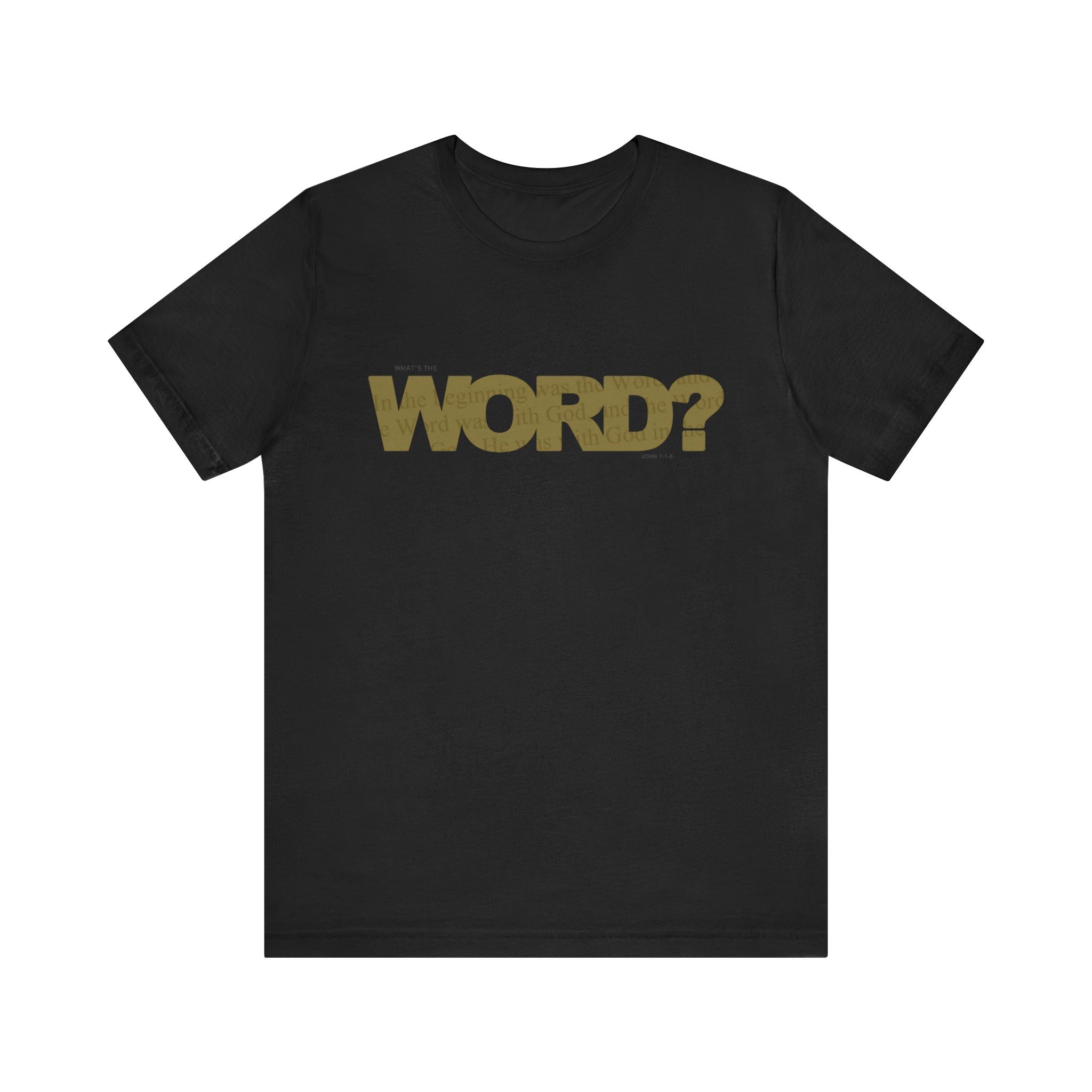 "WORD?" Tee — Hidden Truth (Fooolish Edition) BLACK