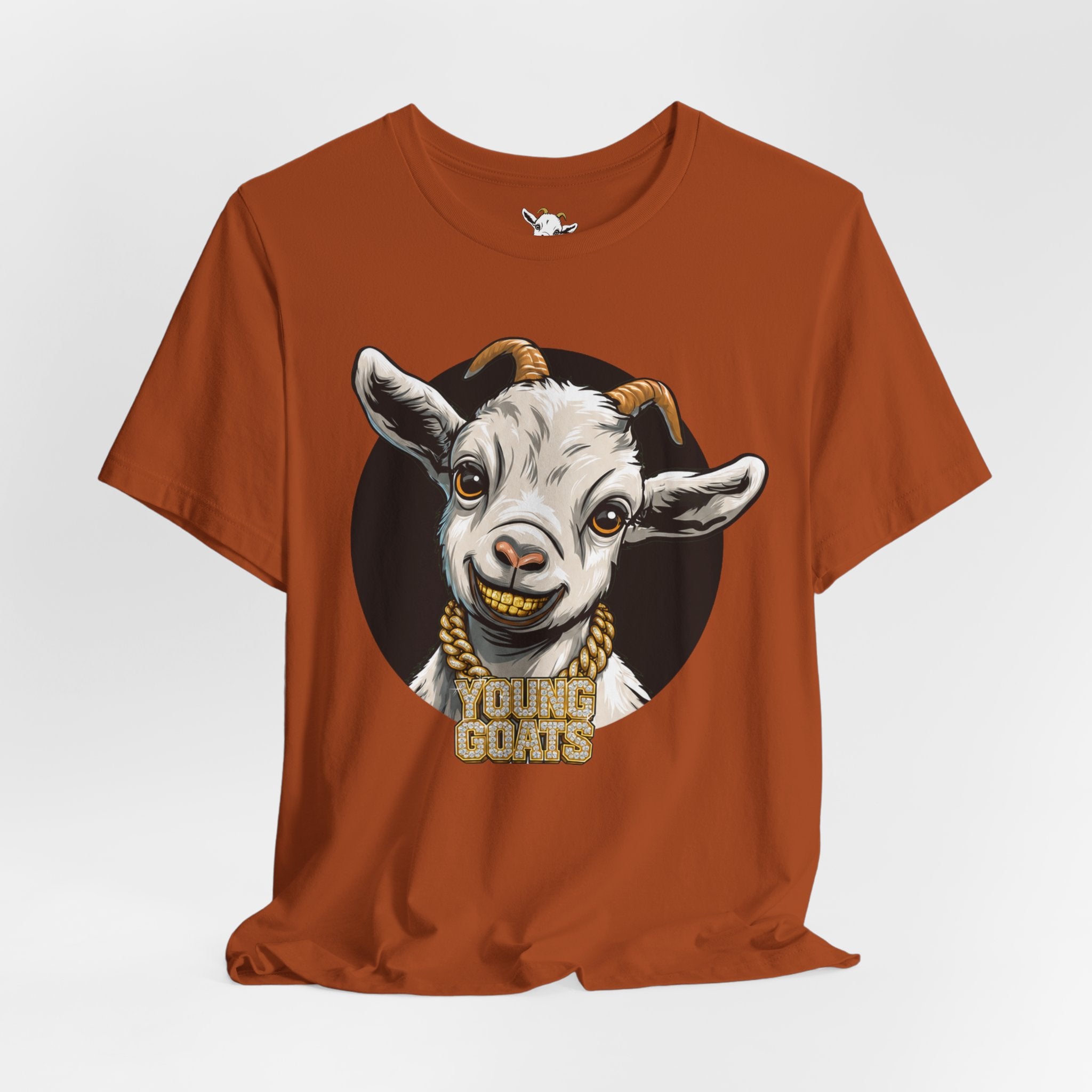 Young Goats Graphic Tee — Cute Goat Illustration T-Shirt