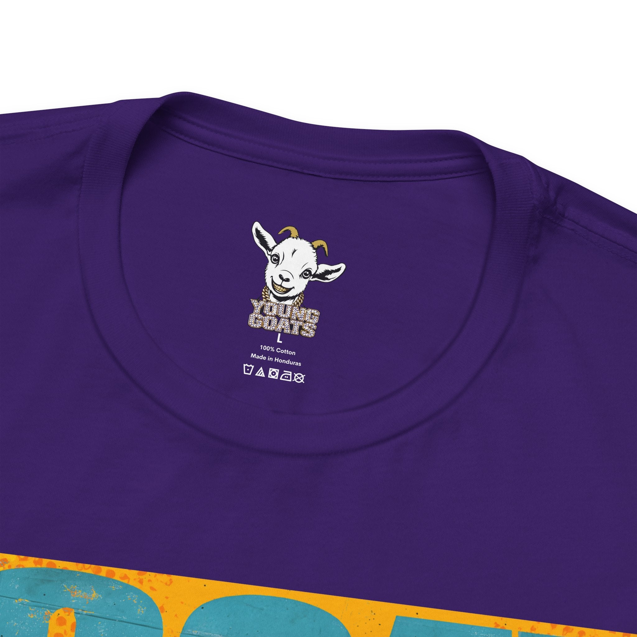 GOAT Debate Graphic Tee — Bold Sports Icon Magazine Cover Design