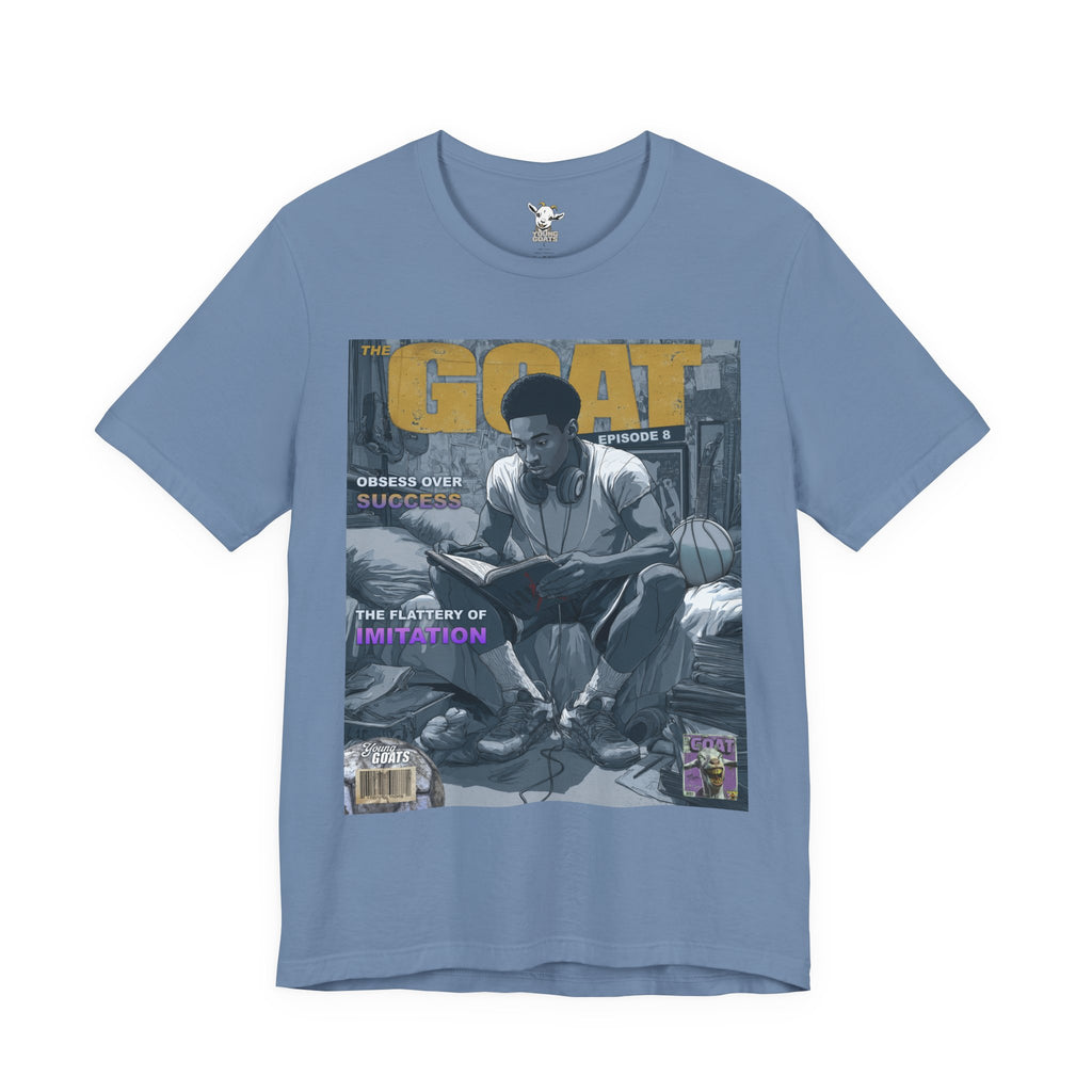 GOAT Magazine Graphic Tee — Vintage Hip-Hop Cover Design