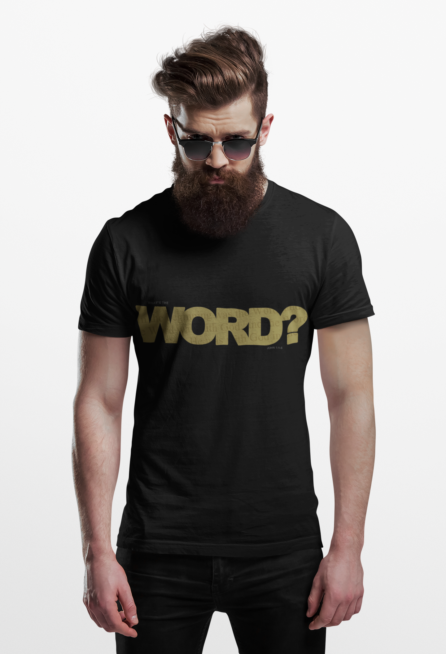 "WORD?" Tee — Hidden Truth (Fooolish Edition) BLACK