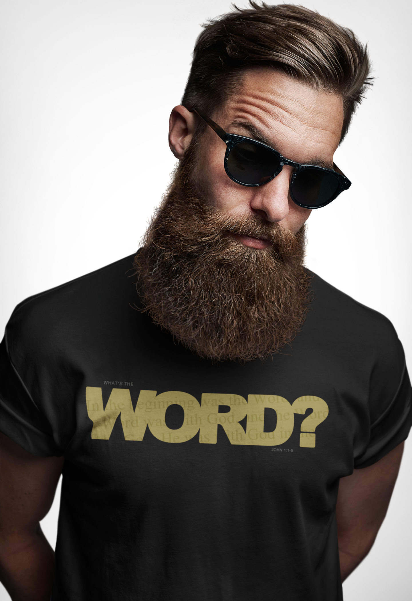 "WORD?" Tee — Hidden Truth (Fooolish Edition) BLACK