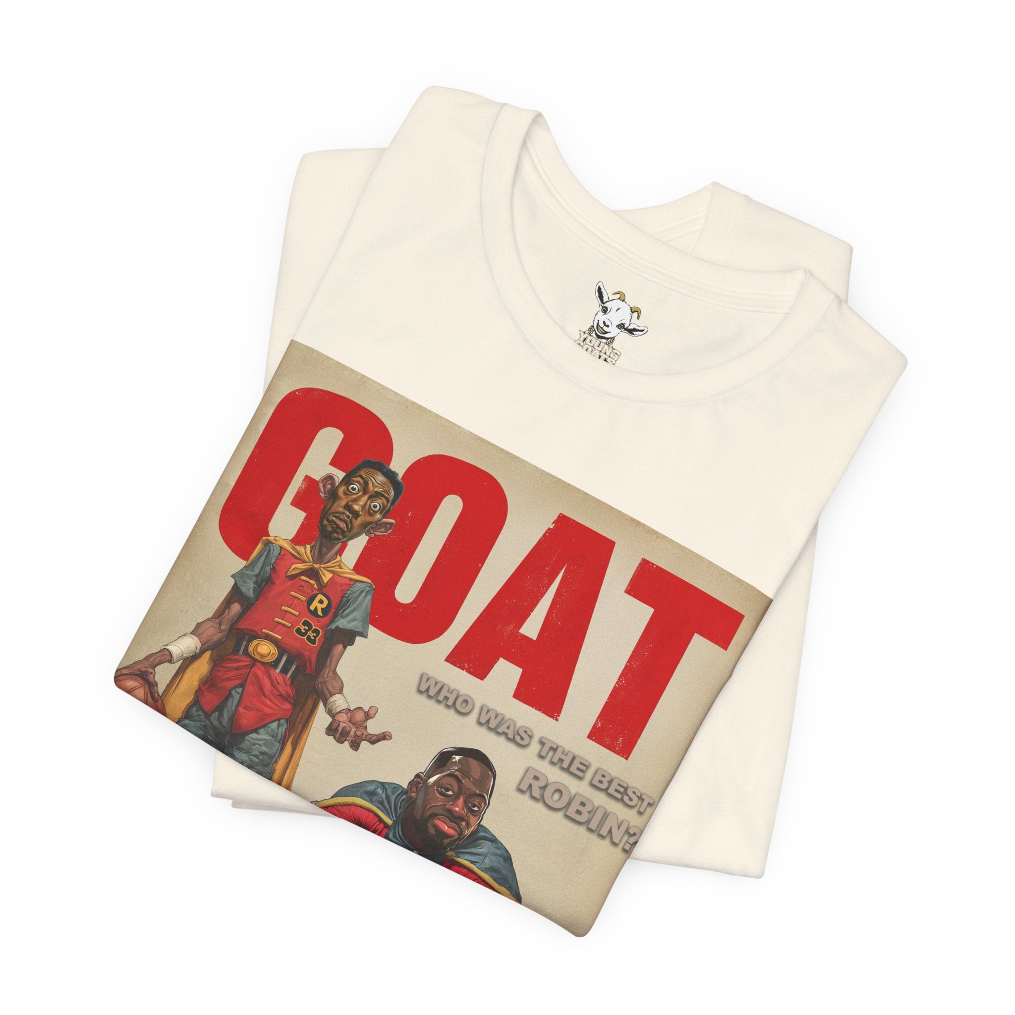 GOAT Basketball Magazine Tee — Retro Sports Comic Design