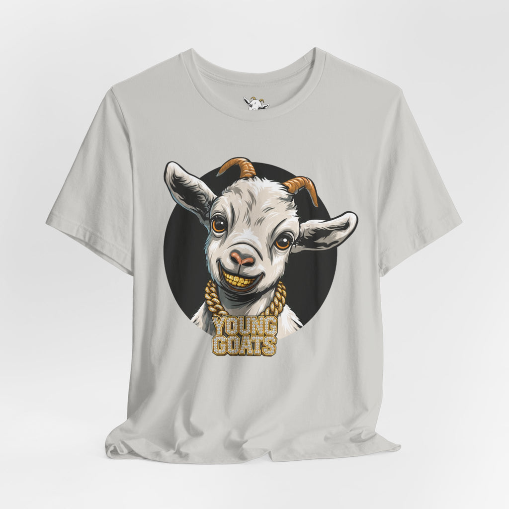Young Goats Graphic Tee — Cute Goat Illustration T-Shirt