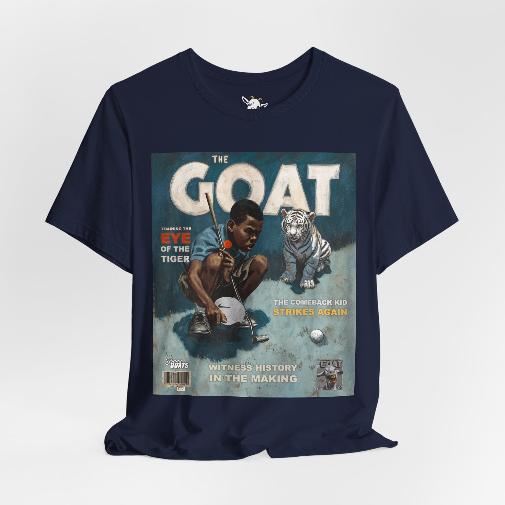 The GOAT Vintage Boxing Tee — "Eye of the Tiger" Retro Sports Graphic Shirt