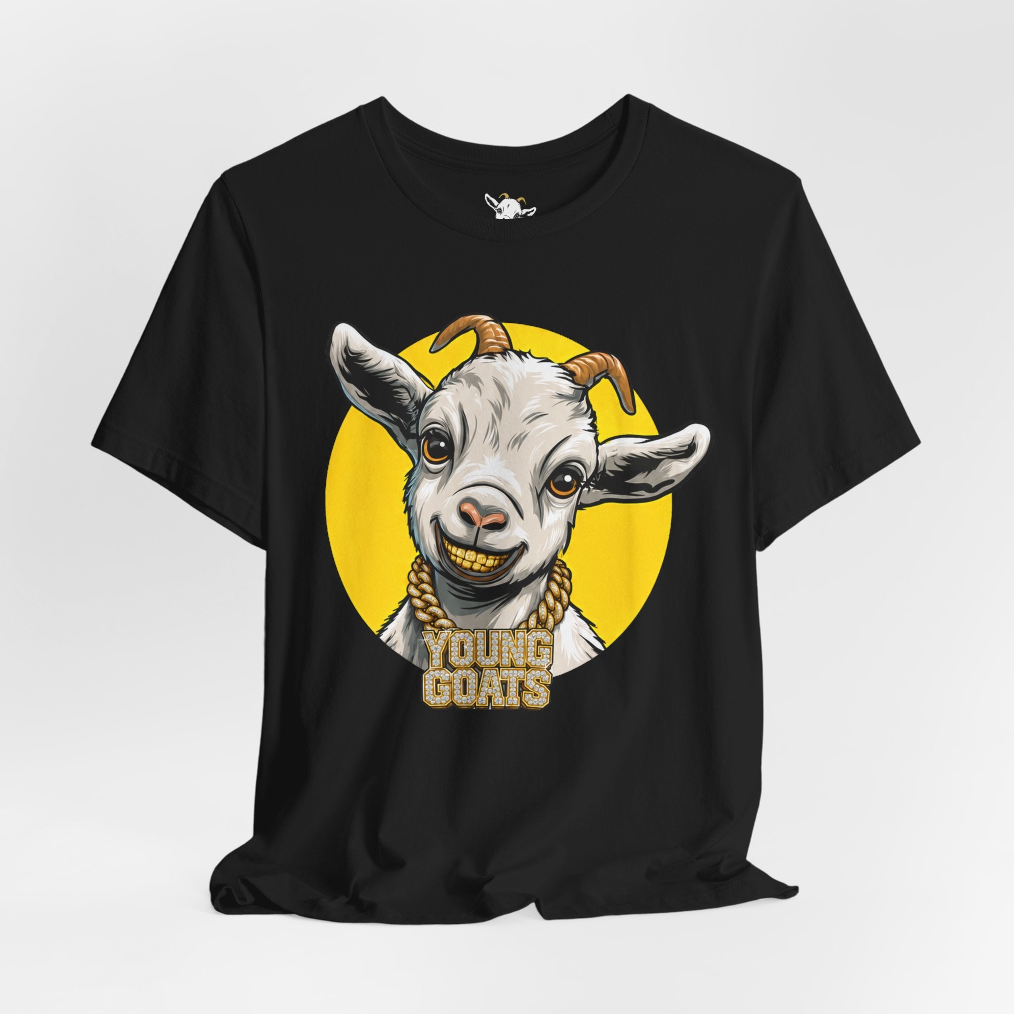 Young Goats Graphic Tee — Cute Goat Illustration T-Shirt