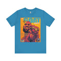 GOAT Debate Graphic Tee — Bold Sports Icon Magazine Cover Design