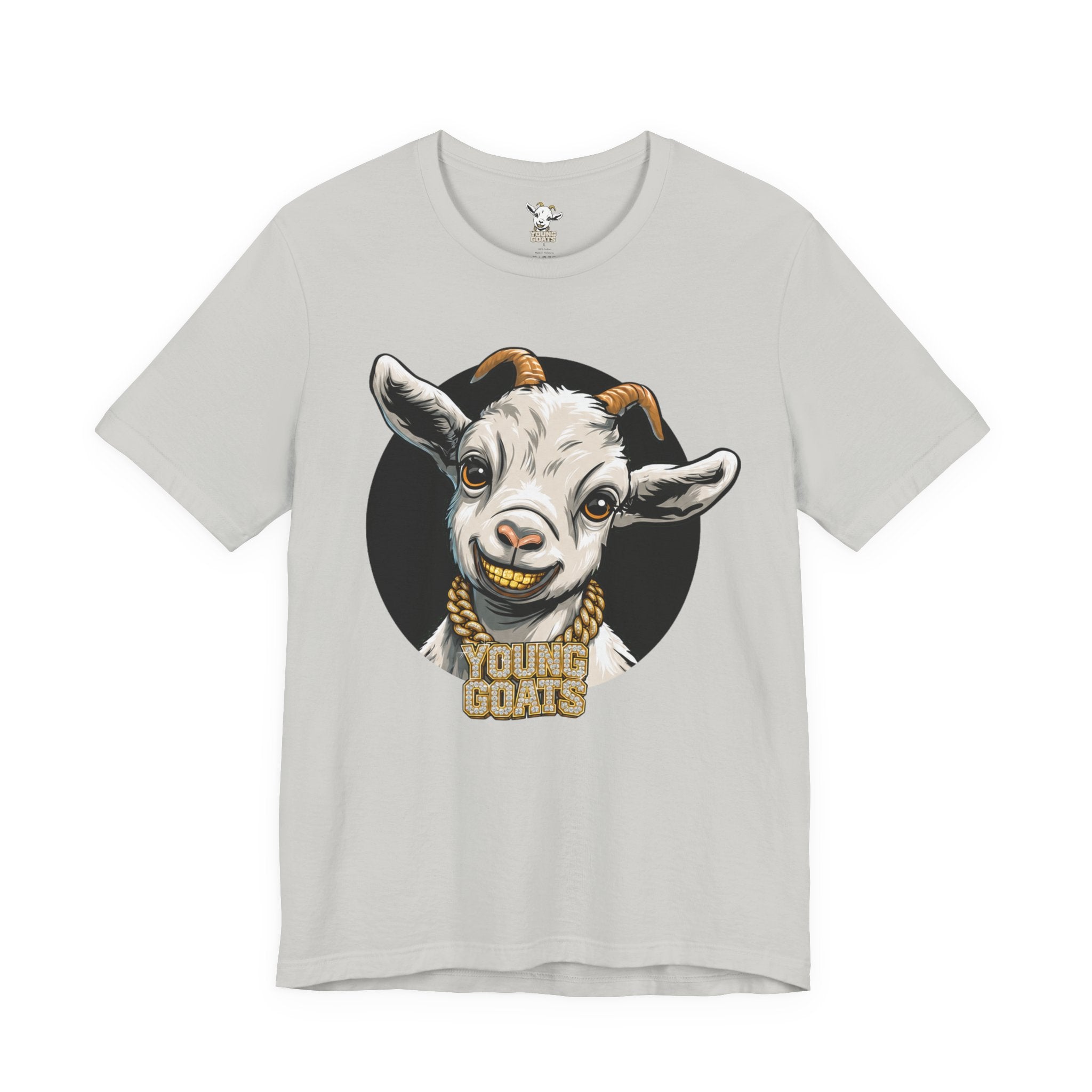 Young Goats Graphic Tee — Cute Goat Illustration T-Shirt