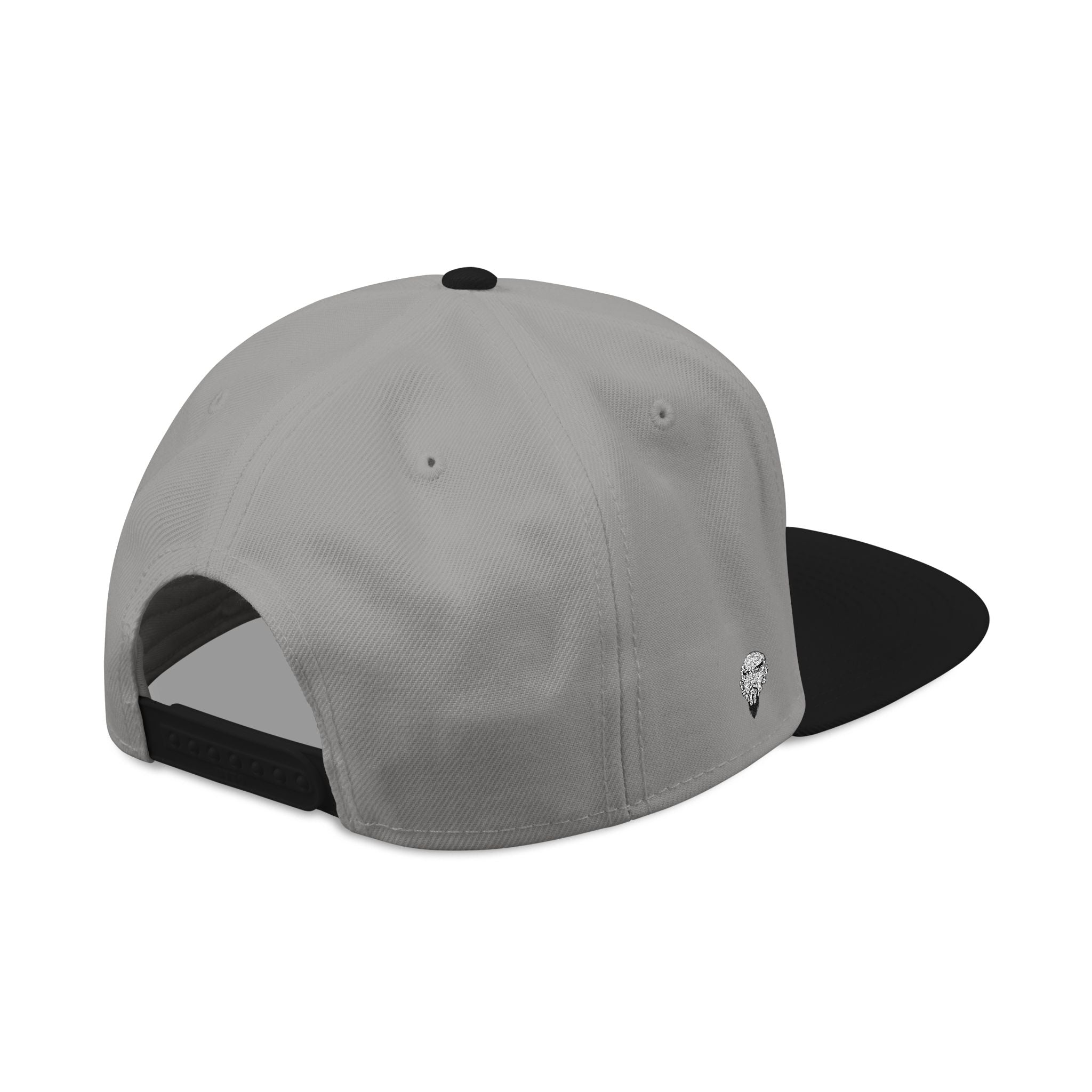 Embroidered 'RM' Snapback Hat — Flat Brim Streetwear Cap