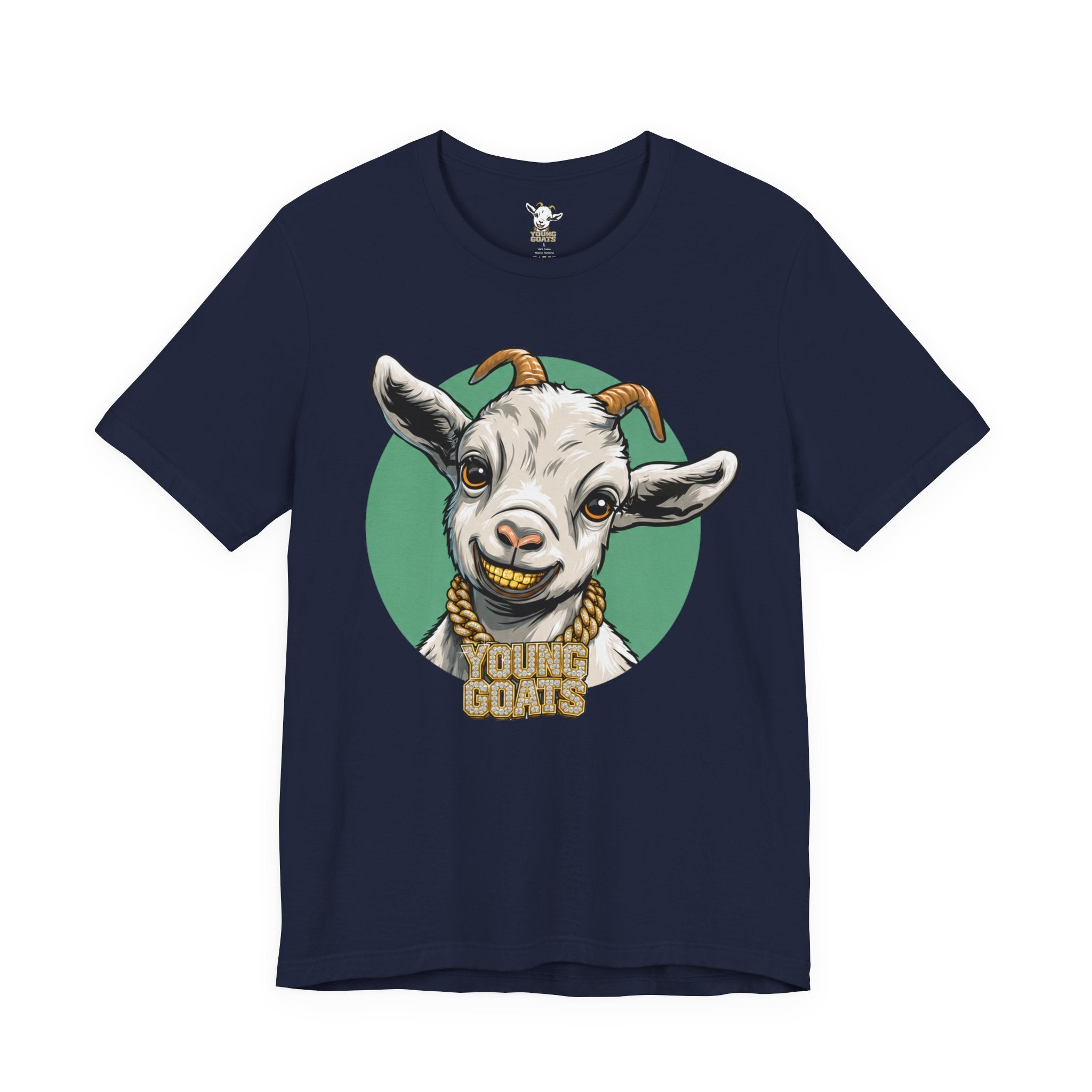 Young Goats Graphic Tee — Cute Goat Illustration T-Shirt