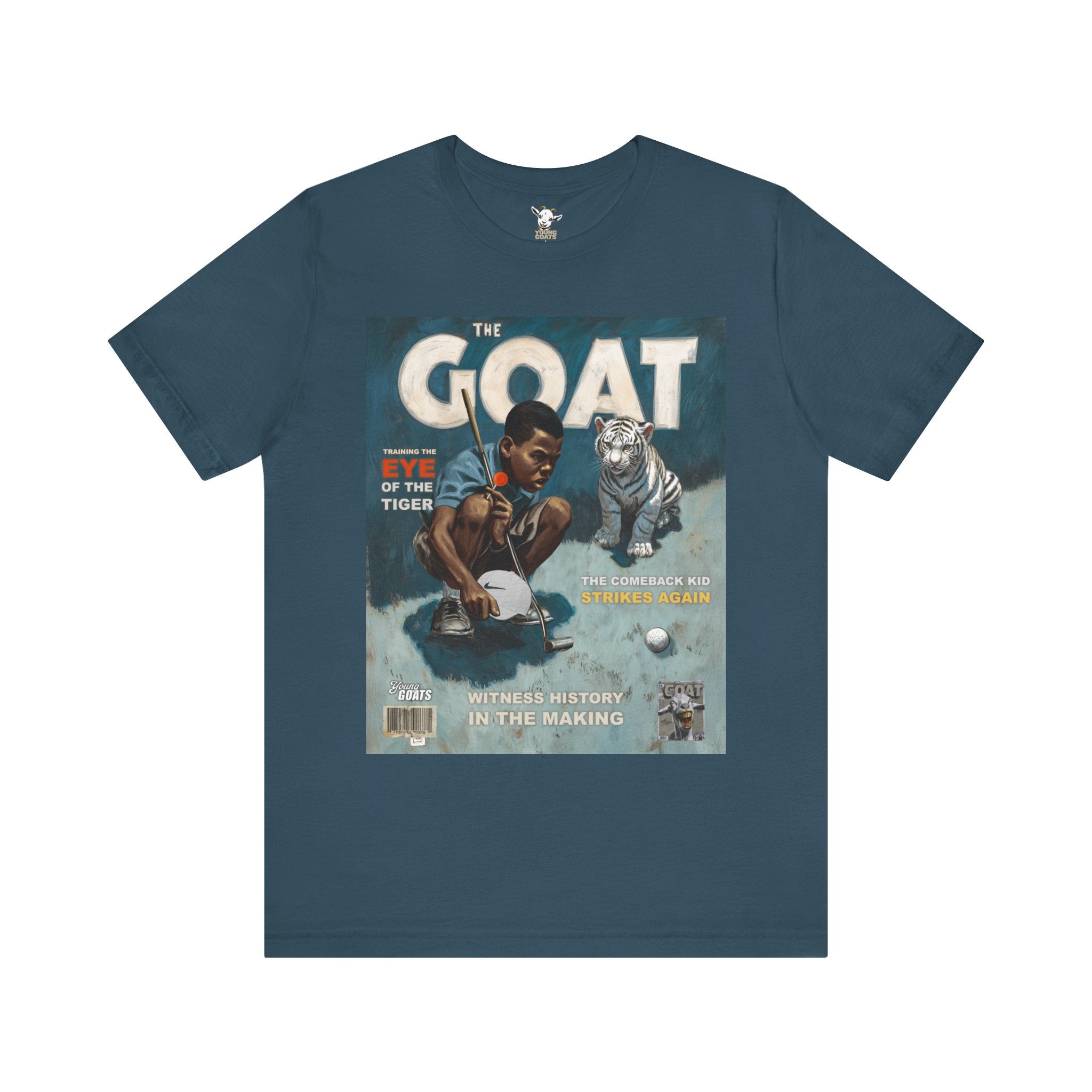 The GOAT Vintage Boxing Tee — "Eye of the Tiger" Retro Sports Graphic Shirt
