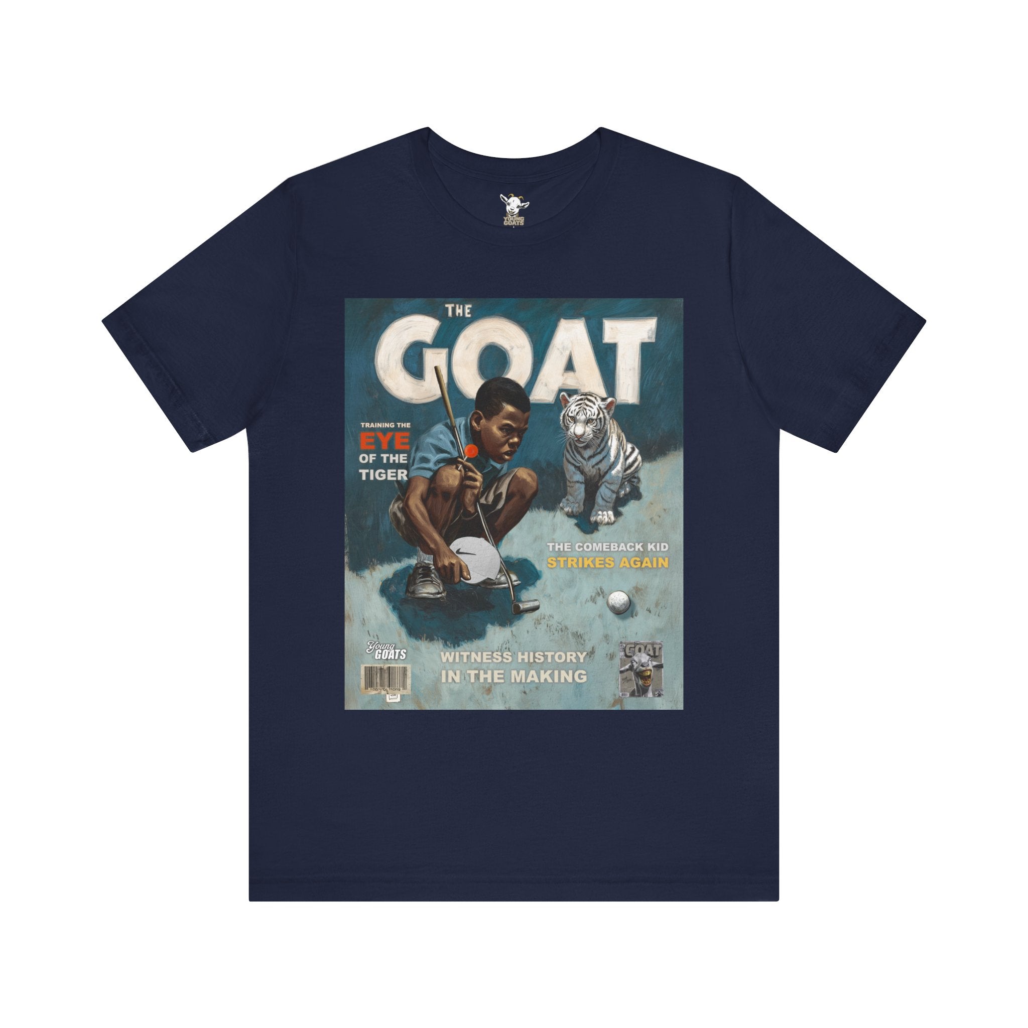 The GOAT Vintage Boxing Tee — "Eye of the Tiger" Retro Sports Graphic Shirt