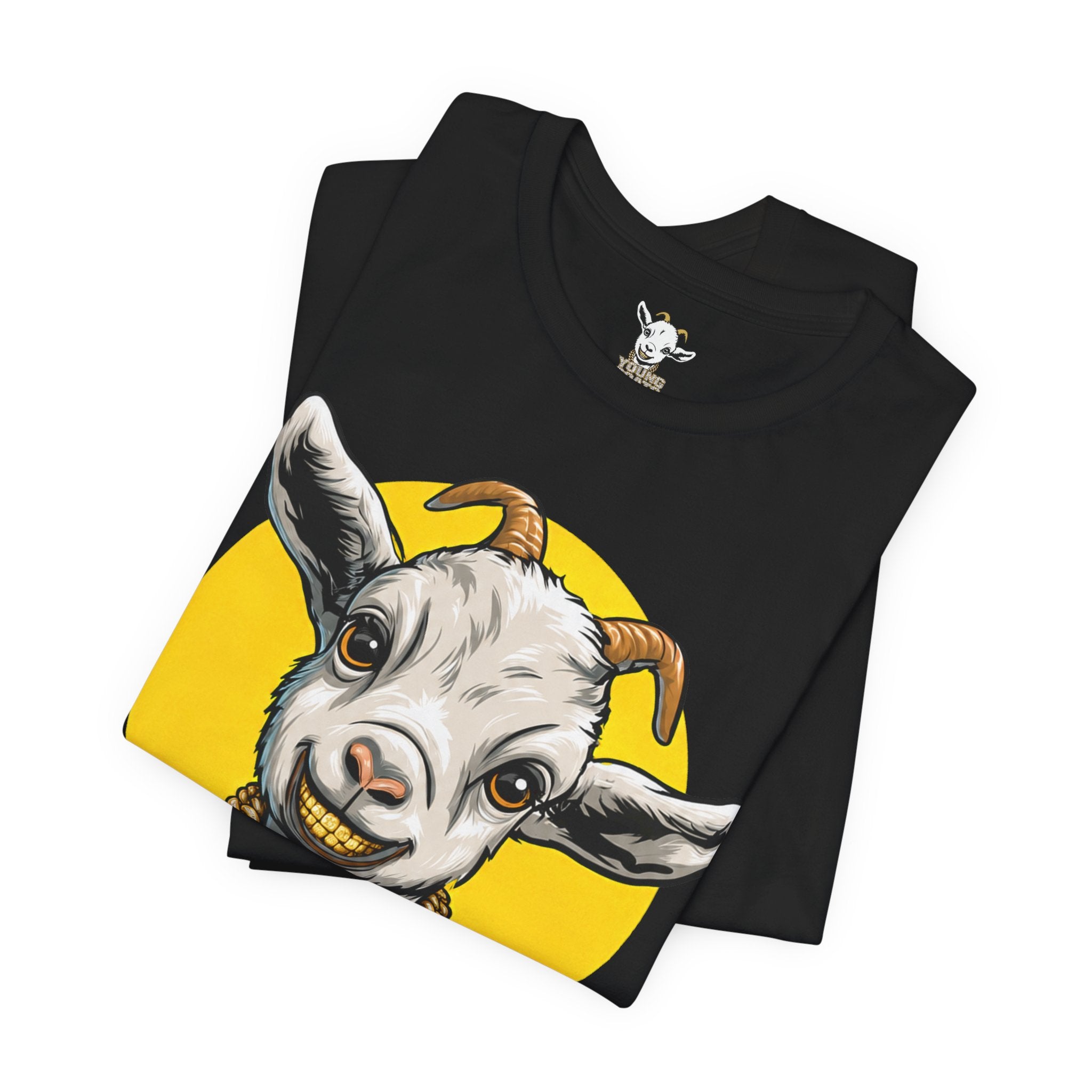 Young Goats Graphic Tee — Cute Goat Illustration T-Shirt