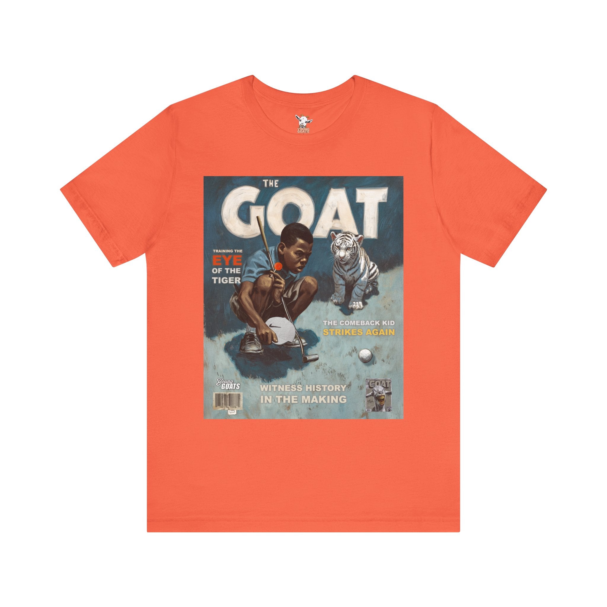 The GOAT Vintage Boxing Tee — "Eye of the Tiger" Retro Sports Graphic Shirt