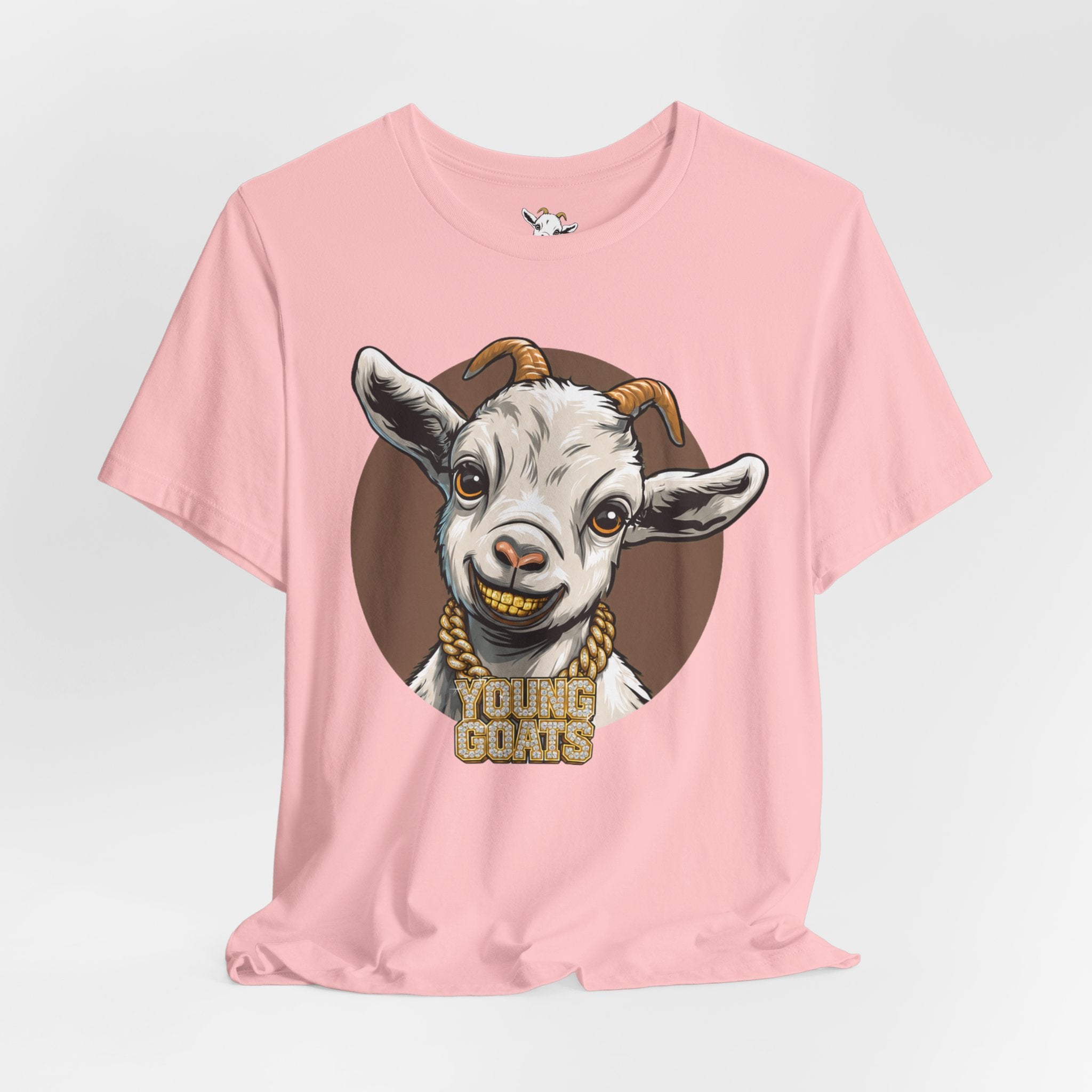 Young Goats Graphic Tee — Cute Goat Illustration T-Shirt